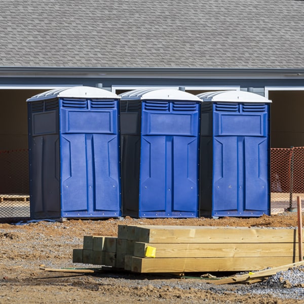 how can i report damages or issues with the porta potties during my rental period in Twin Bridges California